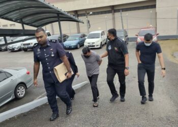 HOE Kian Lim dihadapkan ke Mahkamah Sesyen Kuala Pilah atas tuduhan memberi pinjaman wang tanpa lesen dua tahun lalu. 
– UTUSAN/NOR AINNA HAMZAH