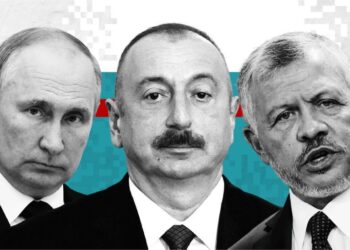VLADIMIR Putin (kiri); Ilham Aliyev (tengah) dan Raja Abdullah II Al-Hussein antara pemimpin dunia serta ahli politik yang disebut dan didedahkan mengenai kerahsiaan aset melalui Pandora Papers. – BBC