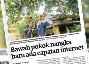 KERATAN laporan Utusan Malaysia Jumaat lalu.