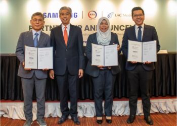 MAJLIS pemeteraian kerjasama strategik antara Smasung Electronics dan KPJ Healthcare.
