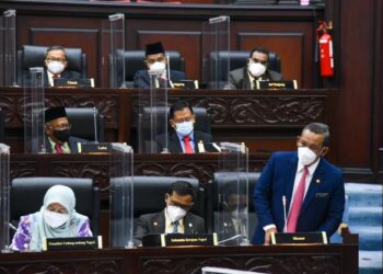 AMINUDDIN Harun ketika Persidangan Pertama (Perasmian) Penggal Keempat DUN Negeri Sembilan Yang Ke-14 yang berlangsung hari ini.