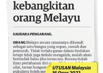 UTUSAN Melayu 16 Ogos 2022