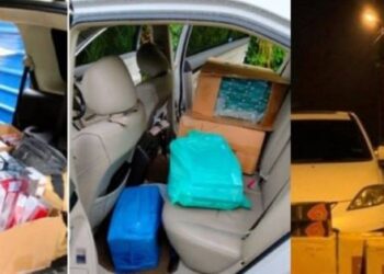 CAWANGAN Risik Batalion 6 PGA menumpaskan salah satu rangkaian sindiket pengedaran rokok seludup yang tidak bercukai di sekitar Tampin selepas kejayaan penahanan seorang lelaki di sebuah kebun sawit di Kampung Tengah Gedok, Tampin semalam.