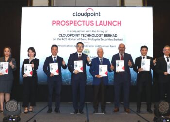 PELANCARAN prospektus Cloudpoint Technology Berhad.