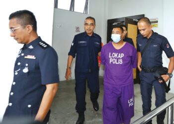 MOHAMMAD Zaim Faiz Tarmizi didakwa memukul kepala pemandu wanita dalam kejadian berhampiran Lata Iskandar Isnin lalu, dijatuhi hukuman penjara tujuh hari di Mahkamah Majistret Tapah. – UTUSAN/MUHAMAD NAZREEN SYAH MUSTHAFA