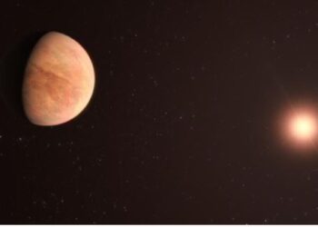 ILUSTRASI artis menunjukkan planet L 98-59b. - ESO