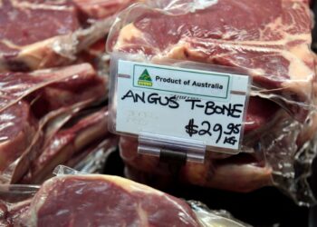 TERSENARAI antara lima negara utama pengeksport daging halal ke seluruh dunia, industri halal Australia dijangka terus meningkat dengan pesat sehingga RM21 trilion pada 2030. – AFP
