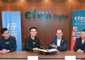 MAJLIS menandatangani memorandum persefahaman antara CTOS dan iBilik.com di Kuala Lumpur.