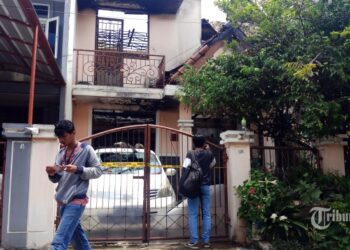 LOKASI rumah mangsa yang hangus dalam kebakaran di Perumahan Metland Puri Cipondoh, Kota Tangerang.-AGENSI