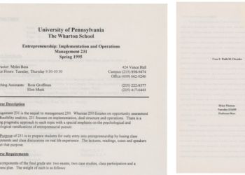 KERTAS peperiksaan yang pernah ditandai oleh Elon Musk. - AGENSI