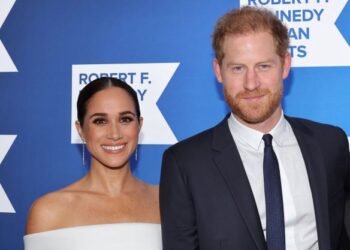 PUTERA Harry bersama isterinya, Meghan Markle