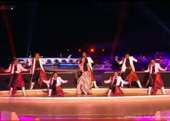 PERSEMBAHAN lagu dangdut mewarnai suasana majlis makan malam Jokowi bersama pemimpin negara ASEAN di Hotel Ayana, Labuan Bajo di Nusa Tenggara Timur.-AGENSI