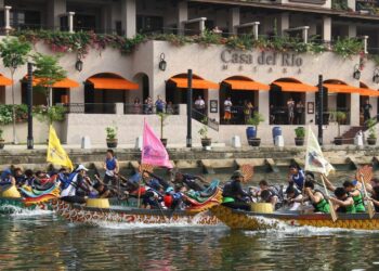 PERLUMBAAN Perahu Naga Melaka bakal berlangsung bermula 8 Jun sehingga 2 Julai ini di Sungai Melaka berhampiran Dataran Persahabatan Malaysia-China dan River Information Centre (RIC), Pengkalan Rama, Melaka.