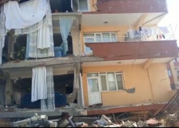 KEADAAN rumah keluarga Dr. Rabeah Aldouh di Antakya, Turkiye yang terjejas teruk akibat gempa bumi baru-baru ini.