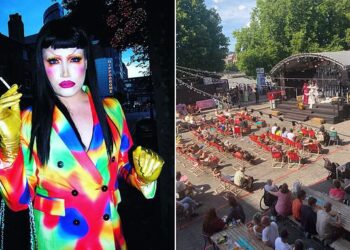 SHARON Le Grand diharamkan membuat persembahan di Teater Kebangsaan London selepas melakukan aksi jenaka keterlaluan di hadapan orang ramai Julai lalu.-AGENSI