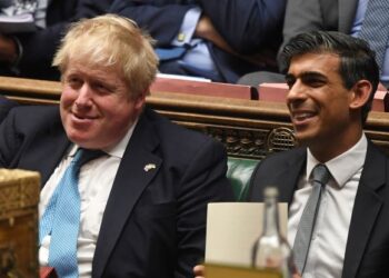 BORIS Johnson dan Rishi Sunak - AFP