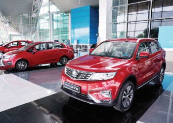 X70 antara kenderaan Proton yang mendapat permintaan tinggi di pasaran. – GAMBAR HIASAN