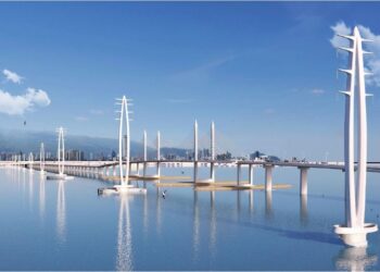 MODEL pembinaan projek pengukuhan bekalan elektrik Pulau Pinang yang dilaksanakan oleh TNB.