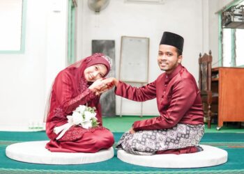 ANTARA pasangan yang bertemu jodoh menerusi platform Baituljannah.com, Muhammad Faizul Gulam Shariff dan Alia Rafiza Che Ayob yang mendirikan rumah tangga pada 30 Mei 2021.