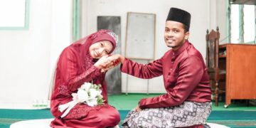 ANTARA pasangan yang bertemu jodoh menerusi platform Baituljannah.com, Muhammad Faizul Gulam Shariff dan Alia Rafiza Che Ayob yang mendirikan rumah tangga pada 30 Mei 2021.