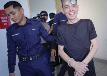 YASIN Sulaiman ketika hadir ke Mahkamah Sesyen Petaling Jaya bagi mendengar representasi ketiga kes dadah baru-baru ini. – UTUSAN/SADDAM YUSOFF