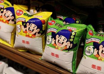 KEREPEK jagung Kuai Kuai antara 2,000 produk Taiwan yang dilarang oleh Beijing. - ABC INDONESIA