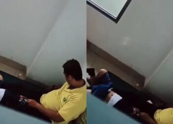 GAMBAR tular menunjukkan seorang juruterapi bertindak kasar kepada pesakit autisme ketika mendapatkan rawatan di sebuah hospital di Depok.-AGENSI