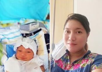 TANGKAP layar hantaran Facebook ibu kepada bayi bertuah itu. – FACEBOOK