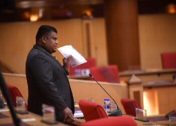 MUHAMAD Arafat Varisai Mahamad ketika Persidangan DUN Perak di Ipoh. - IHSAN URUSETIA DEWAN NEGERI PERAK