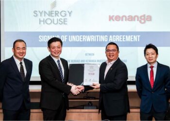 PERTUKARAN dokumen perjanjian taja jamin Synergy House dengan Kenanga Investment Bank Berhad untuk tawaran awam permulaan (IPO) Kumpulan di Bursa Securities.