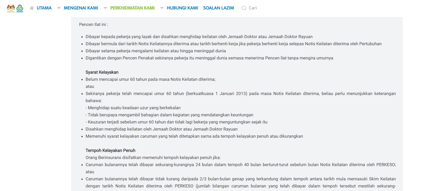 Saya uzur, tolonglah lulus permohonan pencen ilat  Utusan Malaysia