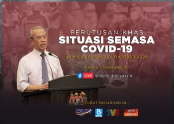 BANYAK pihak yang memberikan komen terhadap perutusan khas Muhyiddin Yassin mengenai situasi semasa Covid-19 pada 6 Oktober lalu. – FACEBOOK