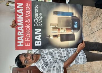 VAPE harus diharamkan kerana ia akan meningkatkan risiko kesihatan dan membazir wang. 
– IHSAN CAP