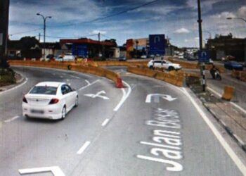 Tindakan pengguna jalan raya membuat potongan U mengundang kemalangan.