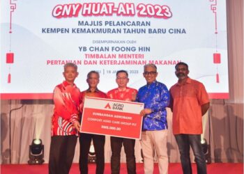 MAJLIS pelancaran kempen CNY Huat Ah oleh Agrobank di Kota Kinabalu Sabah.