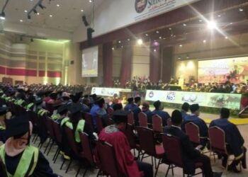 MAJLIS Istiadat Konvokesyen Ke-23 UPSI berlangsung hari ini hingga 25 Jun di Dewan Tuanku Canselor, Kampus Sultan Azlan Shah, Proton City di Tanjung Malim. - UTUSAN