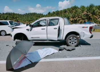 NURSHAHYDA Mohd. Zaki meninggal dunia selepas pacuan empat roda dinaiki keluarganya dirempuh kenderaan dipandu pelajar Universiti Teknologi Mara (UiTM) Dungun di Kilometer 380.5, Lebuhraya Pantai Timur 2 (LPT 2) arah Ajil-Bukit Besi, d Hulu Terengganu hari ini.