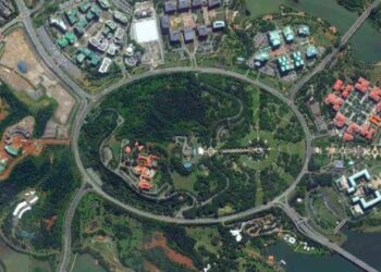 PEMANDANGAN dari udara Persiaran Sultan Salahuddin Abdul Aziz di Putrajaya. - AGENSI 