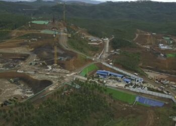 PEMANDANGAN tapak pembinaan ibu kota Nusantara di Penajam Paser Utara di Kalimantan Timur, Indonesia.-AGENSI