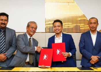 MOHD. Norizwan Ali (dua dari kanan) hadir dalam majlis menandatangani MoU antara Gabema Academy dan KLIEC di Kuala Lumpur, baru-baru ini.