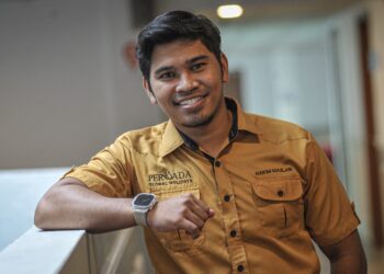 ABU SUFYAN ditemui semasa majlis pelancaran pakej umrah mukim 80 hari di TH Hotel Kelana Jaya, di sini, semalam.-UTUSAN/FAIZ ALIFF AHMAD ZUBIR