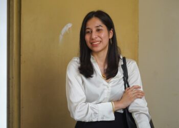 NUR Shahira Ayu Zahiri hadir di Mahkamah Majistret Petaling Jaya bagi menyambung perbicaraan kes dicederakan bekas suaminya Radhi OAG. UTUSAN/SHIDDIEQIIN ZON