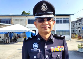 KETUA Polis Daerah Tampin, Superintenden Anuwal Ab Wahab.