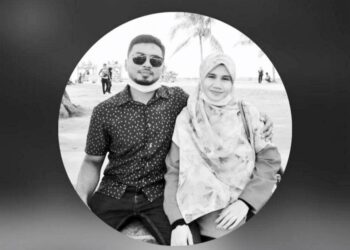 GAMBAR kenangan Kamilah Ali dan Mohd. Izham Johar yang maut dalam kemalangan di Jalan Kulim-Baling, Padang Meha di Kulim, Kedah.