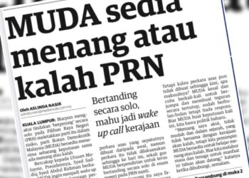 KERATAN laporan Utusan Malaysia.