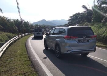 INILAH Jalan Gunung Pulai yang disifatkan penduduk amat berbahaya kepada pengguna.