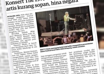 KERATAN laporan Utusan Malaysia.