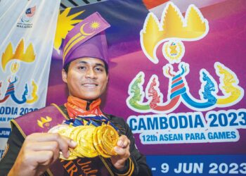 LIMA emas yang dimenangi di Sukan Para ASEAN 2023 membolehkan Halim meraih imbuhan lumayan.