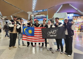 TEAM Haq Esport Club yang mewakili Malaysia ke Phygital Games 2023 di Kazan, Rusia berlepas dari Lapangan Terbang Antarabangsa Kuala Lumpur (KLIA), Sepang.