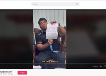 HISHAMUDDIN Hashim mempersoalkan kewajaran Kerajaan Negeri Perak menjadikan tanah wakaf sebagai TRM menerusi rakaman video di aplikasi media sosial.